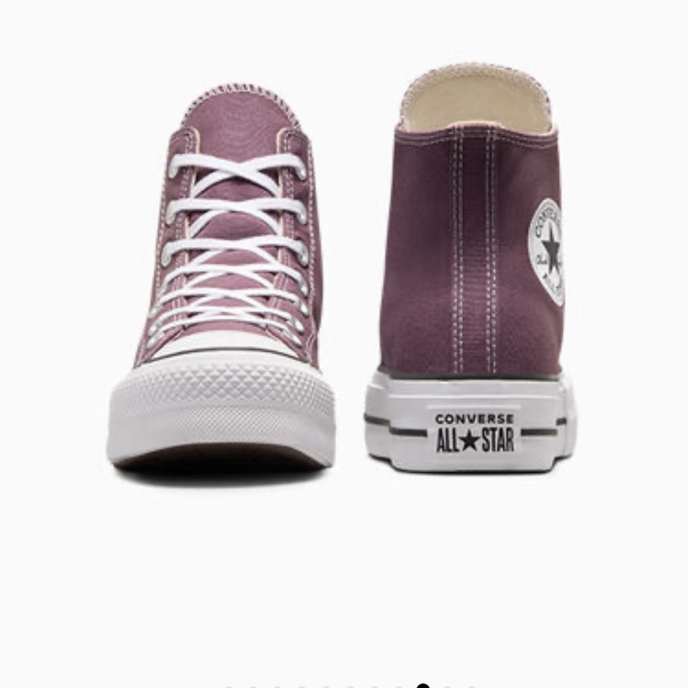 New Converse Chuck Taylor All Star Lift Platform Canvas Trail MixedNatural Ivory - Picture 4 of 14